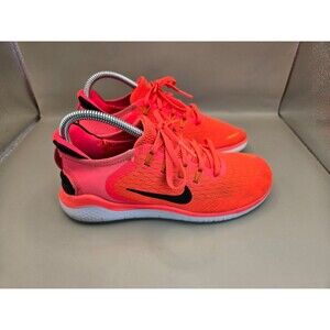 Nike Free RN 2018 Shoes Womens 7 Flash Crimson Running Athletic Barefoot Sneaker